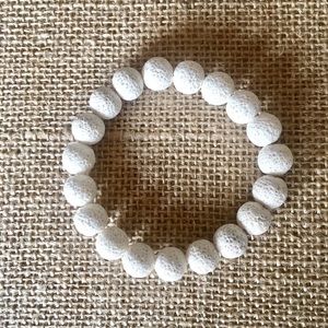 Custom Stretch Lava Stone Bracelet